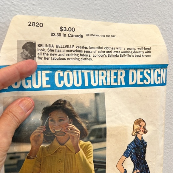 VOGUE COUTURIER DESIGN Pattern by BELINDA BELLVILLE. - Picture 4 of 13